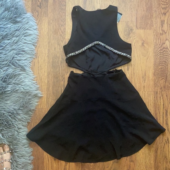 NWT NBD Beaded Cut out Dress - Picture 7 of 10
